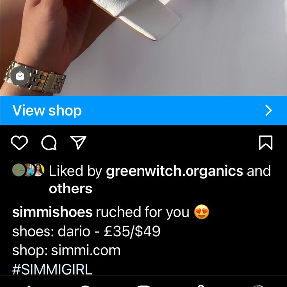 Simmi Shoes Ruched Nude Mule - Picture 5 of 6